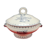 Légumier ou petite soupière en faïence sarreguemines modèle flore Légumier ou petite soupière en faïence sarreguemines modèle flore