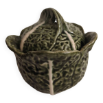 L�gumier, soupi�re en barbotine en forme de chou