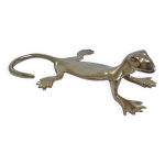 Lézard laiton massif signé zak design sculptural Lézard laiton massif signé zak design sculptural