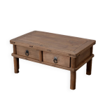 Linyi table de chevet chinoise en orme ancien n°5 Linyi table de chevet chinoise en orme ancien n°5