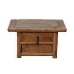Linyi table de chevet chinoise en orme ancien n°8 Linyi table de chevet chinoise en orme ancien n°8