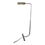 Liseuse / luminaire minimaliste chrom de 1970 par christian liaigre - lampadaire vintage ajustable en ...