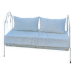 Lit banquette fer forg