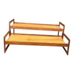 Lits banquettes gigognes scandinaves vintage en teck 1950