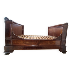 Lit bateau acajou louis philippe