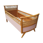 Lit de bébé en rotin Lit de bébé en rotin