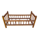 Lit en bois pour poupe