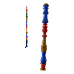 Lit  colonne, artiste mexicain, king size, matelas mmoire de forme