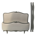 Lit corbeille de style louis xv en hetre patin xx sicle