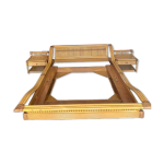 Lit maucrion tres bon etat et ses deux chevets