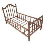 Lit de poupe ancien en bois