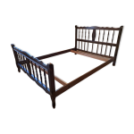 Lit proven�al bois massif 140 x 190