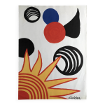 Lithographie originale signe alexander calder, plaisirs du nophyte, 1976