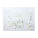 Lithographie originale signe et numrote franois delaroziere, le calamar  retropropulsion, 2008