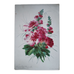 Lithographie roses trmires
