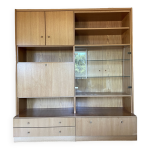 Living bibliothque avec bar