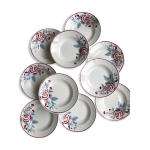Lot de 10 assiettes vintage