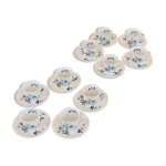 Lot de 10 tasses et soucoupes bernardaud saint - saëns porcelaine de limoges Lot de 10 tasses et soucoupes bernardaud saint - saëns porcelaine de limoges