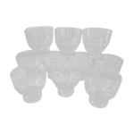 Lot de 10 verres en cristal ap�ritif