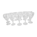Lot de 11 verres  digestif en cristal