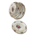 Lot 19 assiettes anciennes villeroy & boch