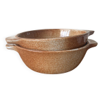 Lot de 2 bols en grs
