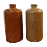 Lot de 2 bouteille en gr�s