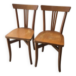 Lot de 2 chaises bistrot style bauman Lot de 2 chaises bistrot style bauman