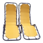 Lot de 2 chaises longues