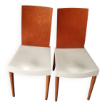 Lot de 2 chaises miss trip de starck (kartell)