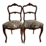 Lot de 2 chaises vintage