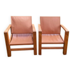 Lot de 2 fauteuils coloniaux