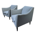 Lot de 2 fauteuils hepburn earl grey - conran shop