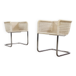 Lot de 2 fauteuils tecta d44  pitement luge vintage design bauhaus
