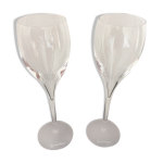 Lot de 2 flûtes à champage veuve cliquot Lot de 2 flûtes à champage veuve cliquot