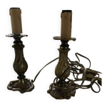 Lot de 2 pieds de lampe de chevet