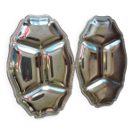 Lot de 2 plats inox guy degrenne