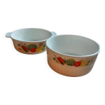 Lot de 2 plats vintage