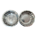 Lot de 2 saladiers inox vintage