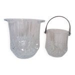 Lot 2 seaux cristal champagne glaçons Lot 2 seaux cristal champagne glaçons