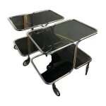 Lot de 2 table roulantes, chic et épuré Lot de 2 table roulantes, chic et épuré