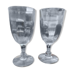 Lot - 2 verres  absinthe