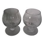 Lot 2 verres  cognac ou liqueur