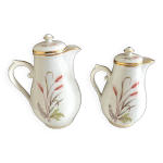 Lot 2 verseuses lourioux porcelaine