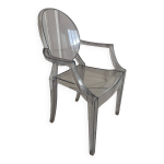 Lot de 2 x fauteuils louis ghost philippe starck (kartell)