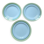 Lot de 3 assiettes vintage ceranord st amand semi vitrifi modle nice