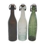 Lot de 3 bouteilles anciennes limonade / eau / bire / soda