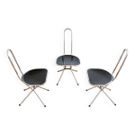 Lot de 3 chaises pliable par niels gammelgaard pour ikea 1980