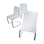 Lot de 3 chaises tobias de carl jerstam pour ikea annes 90
