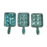Lot de 3 polons  escargots en cramique robert picault